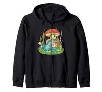 Cottage Core Clothes - Frog and Mushroom Cottagecore Sudadera con Capucha