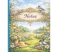 Cottage Core Summer Garden Notebook for Girls & Women Pretty Floral Lined Journal with Birds, Flowers, Garden Strawberries: A Beautiful College Ruled ... for Journaling, Notes, and Everyday Writing