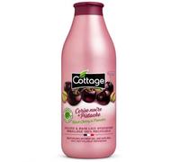 Cottage - Ducha & Baño Leche Hidratante - Cereza negra y Pistache- 97% de ingredientes de origen natural - 750 ml