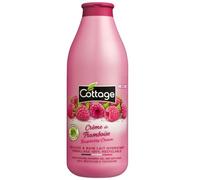 Cottage Gel de ducha y baño hidratante de leche crema de frambuesa - 97% de ingredientes de origen natural - 750 ml - Fabricado en Francia
