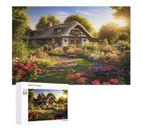 Cottage Rústico Puzzles Adulto - Puzzle de madera 1000 piezas - Challenge - Adultos y niños a partir de 12 años (75 × 50 cm)