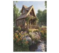 Cottage Rustique - Puzzle de madera para adultos 1000 P - Challenge Puzzles - Adultos y niños a partir de 12 años (78 x 53 cm)