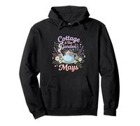 Cottage Tea Garden Days Floral Cozy Diseño estético Sudadera con Capucha