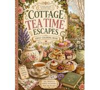 Cottage Tea Time Escapes Adult Coloring Book: A Cozy Escape In Every Page: Tea, Sweets & Simple Pleasures (The Cozy Cottage Living Collection)