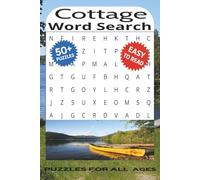 Cottage Word Search Book: Easy-to-Read Puzzles Inspired by Cozy Cottage Life and Nature
