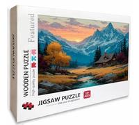 Cottagea Puzzle Madera, Sunset Puzzle 6000 Piezas Adultos con Compact Box 179x105cm, Rompecabezas Desafiante, DIY Juegos de Rompecabezas Creativos para Hombres Mujeres, Decoración Verano, C-2992