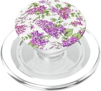 Cottagecore Aesthetic For Flower Lover Cute Lilac Pattern PopSockets PopGrip para MagSafe