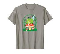 Cottagecore Aesthetic Kawaii Fairy Frog Mushrooms Goblincore Camiseta
