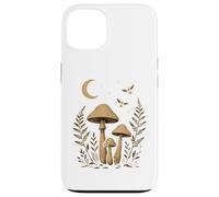 Cottagecore boho iluminado por la luna Bosque Setas Botánico Carcasa para iPhone 13