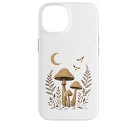 Cottagecore boho iluminado por la luna Bosque Setas Botánico Carcasa para iPhone 14