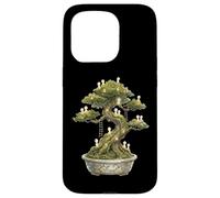 Cottagecore Bonsái Árbol Kodama Spirits Arte de jardín japonés Carcasa para iPhone 15 Pro