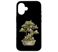 Cottagecore Bonsái Árbol Kodama Spirits Arte de jardín japonés Carcasa para iPhone 16