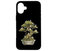 Cottagecore Bonsái Árbol Kodama Spirits Arte de jardín japonés Carcasa para iPhone 16 Plus