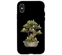 Cottagecore Bonsái Árbol Kodama Spirits Arte de jardín japonés Carcasa para iPhone X/XS