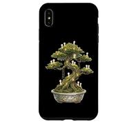 Cottagecore Bonsái Árbol Kodama Spirits Arte de jardín japonés Carcasa para iPhone XS MAX