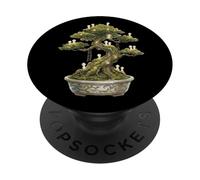 Cottagecore Bonsái Árbol Kodama Spirits Arte de jardín japonés PopSockets PopGrip Adhesivo