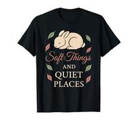 Cottagecore Chica triste Acogedora Salud mental Rana Seta Humor Camiseta
