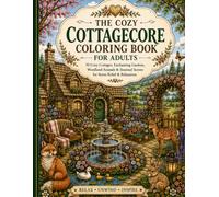 Cottagecore Coloring Book for Adults: 50 Cozy Cottages, Gardens, Woodland Animals & Seasonal Scenes for Relaxation, Stress Relief, and Mindful Coloring (Cottagecore Coloring Collection)