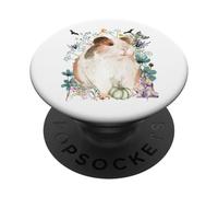 Cottagecore Conejillo de Indias Halloween Summerween Granja Animals PopSockets PopGrip Adhesivo
