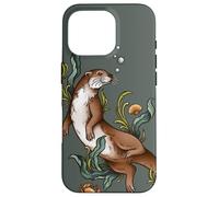 Cottagecore Cute Otter Furry Therian Goblincore Forest Witch Carcasa para iPhone 16 Pro