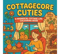 Cottagecore Cuties: A Whimsical Cottage Life Colouring Book: Adorable scenes of cosy cabins, forest animals, and vintage home life to relax and inspire