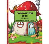 Cottagecore Fairy House Notebook: Fairy - Dust Shimmer Cover I 7.5x 9.25 I 120 College Ruled Pages I For Cottagecore & Fairy House Fans