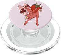 Cottagecore Fairycore Fresa Fruta Fantasía Elfo Hada PopSockets PopGrip para MagSafe