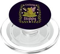 Cottagecore Feeling Hoppy Fairy Frog and Lilly Flower PopSockets PopGrip para MagSafe