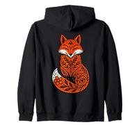 Cottagecore Floral Fox Folk, Art, Nature Woodland Animal BOH Sudadera con Capucha