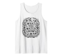 Cottagecore Folk Art Floral Garden Grow Diseño Inspirador Camiseta sin Mangas