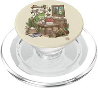 Cottagecore Frog Baker Cute Mushroom Cake Baking Pastelero Chef PopSockets PopGrip para MagSafe