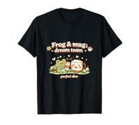 Cottagecore Kawaii - Taza con diseño de Rana y Taza Camiseta