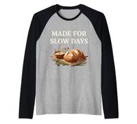 Cottagecore Pan Hornear Cozy Farm Kitchen Slow Living Camiseta Manga Raglan