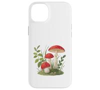 Cottagecore Red Toadstools en Forest Grass Carcasa para iPhone 14 Plus