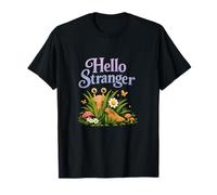 Cottagecore Slug Life Hello Stranger - Diseño de Cita Camiseta