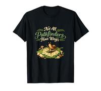 Cottagecore Slug Life Pathfinder - Brújula de Hojas Camiseta