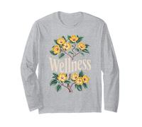 Cottagecore Wellness Squad Yoga PT Enfermera Terapia OT Fitness Manga Larga