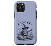 Cottagecore Wizard Frog Lover Moon Toad Banjo Lector de libros Carcasa para iPhone 11 Pro