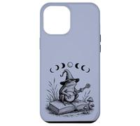 Cottagecore Wizard Frog Lover Moon Toad Banjo Lector de libros Carcasa para iPhone 12 Pro Max