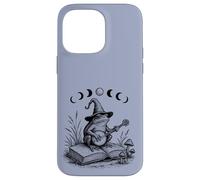 Cottagecore Wizard Frog Lover Moon Toad Banjo Lector de libros Carcasa para iPhone 14 Pro Max