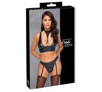 Cottelli Bondage Conjunto de sujetador bondage para mujer Black XL