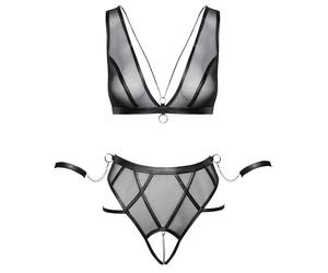 Cottelli Bondage Conjuntos de lencería para mujer Black L