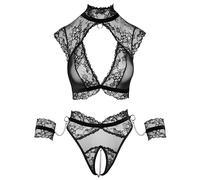 Cottelli Bondage Conjuntos de lencería para mujer Black XL