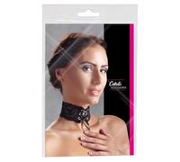 Cottelli - Collar de encaje con cordones (negro)