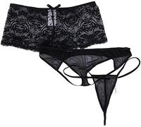 Cottelli Collection - Disfraz de manga larga efecto mojado vestido Sexy lencería
