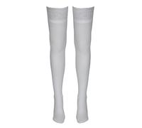 Cottelli Collection - Disfraz de novia de la mujer encaje Sheer Liga autoadherentes, blanco, extra grande