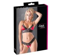 Cottelli Collection - Disfraz de sexy lencería para mujer vestido con rayas