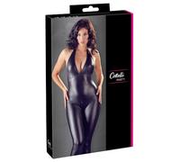 Cottelli Collection Fiesta: cuerpo seductor para mujer, elegante aspecto opaco, escote profundo y corte entallado, sin respaldo, negro, 295 g, Talla, XL