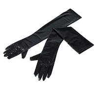Cottelli - Guantes largos brillantes (negro)