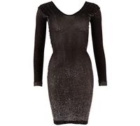 Cottelli Collection - Juego de lencería mujer Lurex Brillante Vestido pequeña/mediana), color negro